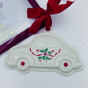 Lenox Holiday Car Cookie Press Christmas Ornament Collectible Gift